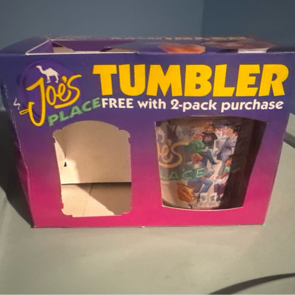 Vintage Smokin' Joe Camel Cigarettes "Joe’s Place” Tumbler, RJRTC, 1994 Promo